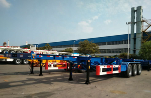 Chasis de Contenedor de Transporte CIMC de 20 pies y 40 pies, Remolque Esquelético, Camión Remolque Esquelético - Product Image 3