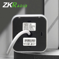Lector de Tarjetas RFID IC de 13.56MHz Montado en Pared ZKRADIO, Compatible con Tarjetas CPU LEGIC ISO14443A/ISO15693 para Sistemas de Control de Acceso