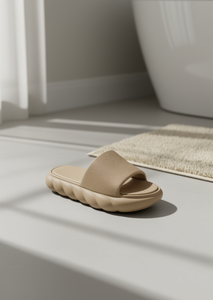 Sandali EVA da Donna Stile Cloud, Punta Aperta, Ultra Morbidi, Antiscivolo, Comode Ciabatte da Bagno, Taglia 30, Nere, Per Tutte le Stagioni - Product Image 2