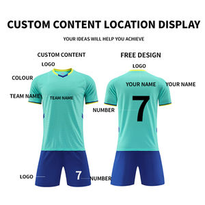 Maglie da calcio personalizzate di alta qualità nuove divise bianche per adulti di alta qualità - Product Image 3