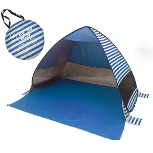 Tente de plage d'été pour l'extérieur, protection contre les UV, abri solaire pliable et portable, tente de camping Pop Up Plage