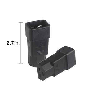 Power Input CE Certified Power <b>Adapter</b> Plug for Industrial Equipment/Medical Devices with 100-240V AC IEC C13 to C20 Connector - Product Image 3