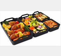 Grands séparateurs de plaque de cuisson en silicone jetables écologiques pour une cuisson et une préparation de repas faciles, poignées robustes résistantes à la chaleur, antiadhésifs