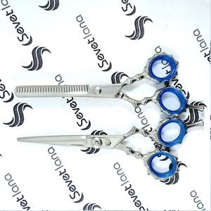 Ciseaux de coiffure professionnels, ciseaux de barbier, ciseaux à effiler professionnels pour barbier - Product Image 3