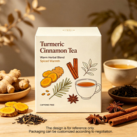 Sachets de tisanes aux herbes mélangées avec des tranches de curcuma, de cannelle, de gingembre, de réglisse et de poivre noir – Vente en gros