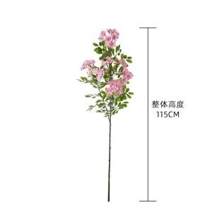 CallaFloral Fleurs Artificielles Rose Blanc Bouquet de Michelia Figo pour Mariage Décoration Maison 120cm de Haut Fleurs en Soie Réalistes - Product Image 4