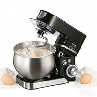 Batteur sur socle multifonction 3 en 1 ODM 1000W, couple élevé, 6 vitesses réglables, bol en acier inoxydable 5L, tête inclinable, pour boulangerie à domicile