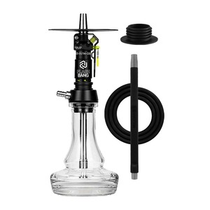 Cachimba árabe estilo brillante con forma de <span class=keywords><strong>granada</strong></span> blanca, juego de barra con base de vidrio pulido a espejo - Product Image 1