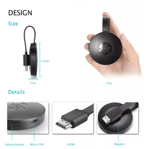 Mirascreen <span class=keywords><strong>G2</strong></span> 2.4G Wifi แอนดรอยด์สมาร์ททีวี,อุปกรณ์รับสัญญาณ WiFi HD Anycast - Product Image 6
