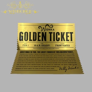 Billet de banque en PET doré Richard Chocolate Wonka de haute qualité pour collection - Product Image 2