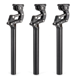 KONG MING CAR <span class=keywords><strong>Tige</strong></span> <span class=keywords><strong>de</strong></span> <span class=keywords><strong>Selle</strong></span> à Suspension pour Vélo, Réglable Dure/Souple, 27.2/30.9/31.6mm, avec <span class=keywords><strong>Ressort</strong></span> - Product Image 1
