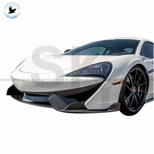 ドライカーボンファイバーエアデフレクターマクラーレン540c 570s 570GTフロントバンパーサイドカナードステップバータイプ - Product Image 6