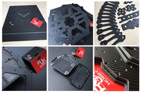 RJX OEM 100% CFRP lame de tennis de table en fibre de carbone CNC coupe en fibre de carbone