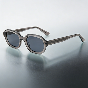 Lunettes de soleil polarisées rétro carrées à petite monture avec verres TAC pour hommes, style urbain, en acétate de haute qualité, personnalisables avec logo, modèle <span class=keywords><strong>2026</strong></span> - Product Image 4