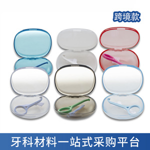 Boîte de rangement pour gouttières invisibles, équipement de nettoyage et de remplissage pour appareils dentaires avec crochets et brosse à dents pour prothèses dentaires - Product Image 4