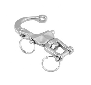 Gancho <span class=keywords><strong>de</strong></span> Liberación Rápida <span class=keywords><strong>de</strong></span> Acero Inoxidable 316 para Uso Marino, Grillete Giratorio <span class=keywords><strong>de</strong></span> 22x128mm, Accesorios para Yates y Embarcaciones - Product Image 2