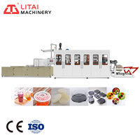 Mesin Pembentuk Gelas Otomatis Hidrolik 300ml/50oz untuk PET PP PVC PLA Kaca dengan Layar Sentuh Pintar dan Pompa Motor