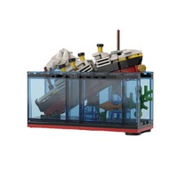 Blocs de construction Titanic en plastique, briques, briques, jouet, bricolage créatif, 3D, 247 pièces