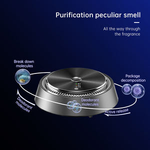 Diffuseur d'arômes pour voiture Diffuseur d'air sans eau rechargeable par USB Diffuseur de parfum d'arôme Diffuseur d'huiles essentielles sans eau Désodorisant - Product Image 3