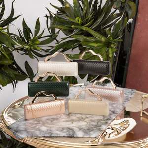 Bolsos de fiesta de boda, bolsos cruzados para mujer, bolso de mano con cadena de diamantes, bolsos de noche de cristal. - Product Image 3