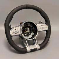 Volant de voiture en cuir style libellule pour Mercedes Classe A/B/C/E, CLA/GLC/CLK/CLS/C200/Classe S/Classe G – Rétrofit