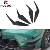 Aileron avant en fibre de carbone sèche style CFA pour BMW G80/G81/M3/G82/G93/M4 Spoiler Pare-chocs Lame de séparation Aileron latéral Becquet de canard