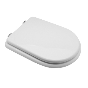 Copriwater Moderno Bianco con Design a Vaso per Azzurra Elios Plus in PP e Urea, Accessorio Bagno in Plastica - Product Image 3