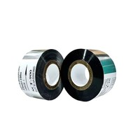Pita Foil Kode Hot Stamping 20mm*100m Berbahan Dasar Lilin/Resin Kompatibel dengan Pita NEBR untuk Pencetakan Tanggal Kedaluwarsa Makanan