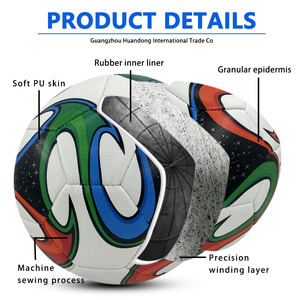 Palloni da Calcio Professionali Economici all'Ingrosso, Pronti per la Spedizione, in Pelle Termosaldata, Stampa Personalizzata, Misura 5, Vari Tipi Sportivi - Product Image 3