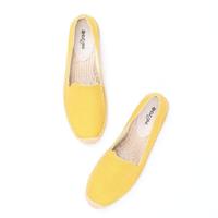 Nouveau printemps et été chaussures en chanvre coupe basse couleur unie tendance chaussures en toile plate femmes mode décontractée chaussures Espadrilles respirantes