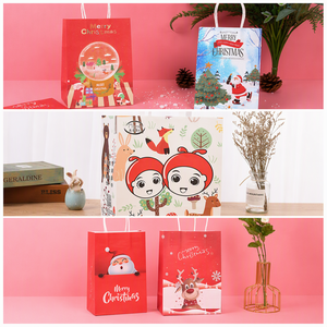 ถุงกระดาษคราฟท์สีน้ำตาลพิมพ์ลายตามสั่ง ย่อยสลายได้เอง สำหรับใส่ของขวัญหรือสินค้า พร้อมโลโก้ของคุณเอง สำหรับบรรจุภัณฑ์เสื้อผ้าขายปลีก - Product Image 2