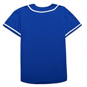 PALLET Camiseta de Béisbol Estampada Unisex de Manga Corta con Botones al Frente, Color Sólido, Transpirable, de Poliéster, Ropa Deportiva para Adultos, para Todas las Temporadas - Product Image 2