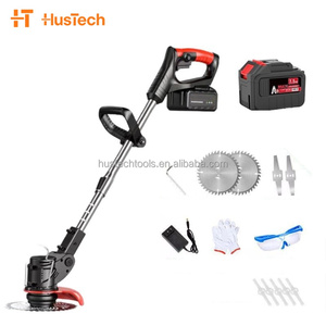 Cordless <b>Brush</b> <b>Cutter</b> Lawn Mower with Metal <b>Blade</b> 24V 1800W Folding & Telescopic Handles 4" Max Cutting Height - Product Image 5