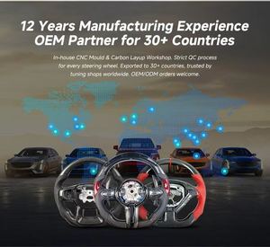 Volante de Fibra de Carbono para Volvo <span class=keywords><strong>XC</strong></span> 40 S90 S60 <span class=keywords><strong>V60</strong></span> V90 S40 V40 XC60 XC90, Modificación Mejorada del Volante del Automóvil - Product Image 6