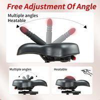 Vibrateur Godemichet Selle de Vélo Télécommandé Télescopique, Machine Sexuelle Adulte, Jouet Sexuel, Coussin de Siège de Vélo Massant