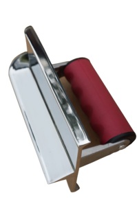 Truelle à béton en acier inoxydable de haute qualité de 6 pouces avec rainure de 10 mm et poignée TPR OEM - Product Image 6