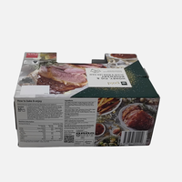 Boîtes en carton personnalisées en matériaux recyclés Kraft PET avec fenêtre transparente en PET, protection UV, pour l'emballage et l'expédition de nouilles