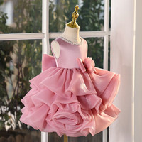 Robe de princesse pour bébés filles, tenue de spectacle, costume de mariage, robe de bal pour enfants, vêtements d'été
