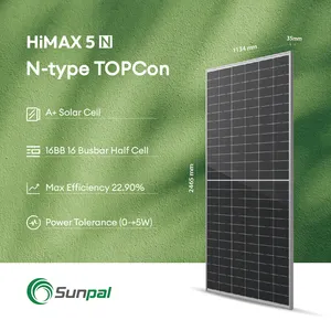 Sunpal almanya stok en iyi Pv güneş panelleri 610W 620W Mono güneş paneli tam üretim hattı Industriales