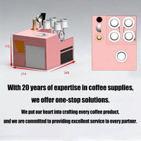 Ensemble de café portable classique, durable et personnalisé, best-seller, pour l'extérieur, avec moulin, bouilloire et verseur, emballage coffret cadeau