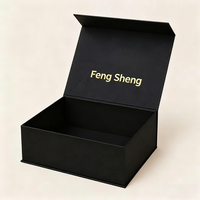 Caja de Regalo Magnética Rígida Ecológica de Lujo Personalizada con Logotipo en Lámina Dorada, Empaque de Cartón para Trajes y Camisas de Vestir