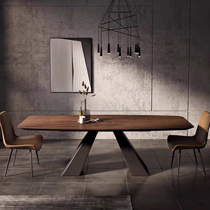 Collezione di Tavoli <span class=keywords><strong>da</strong></span> <span class=keywords><strong>Pranzo</strong></span> Allungabili Eleganti per 8 Persone, Arredamento Durevole per Cucina e Bar - Product Image 6