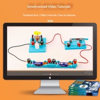 Ensemble complet d'équipements d'expérimentation électrique pour le physique au collège, marque chinoise, électromagnétisme pour les élèves de 9e année