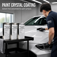 Peinture professionnelle haute brillance, revêtement cristallin concentré, résistant aux rayures, liquide en vrac pour l'entretien de la peinture automobile