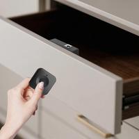 Serrure de Tiroir Électronique Qidots F040 - Serrure Automatique pour Armoire - Serrure Intelligente à Empreinte Digitale pour