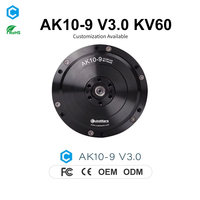 Actuador Robótico CubeMars AK10 9 V3, Motor Servo Integrado de Alta Densidad de Torque de 53 Nm para Articulaciones de Robots
