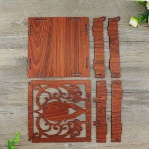 High Quality Luxury Wooden Box Laser Cut Indian <strong>Wedding</strong> Invitations Birthday Invitation <strong>Cards</strong> Gift <strong>Boxes</strong> - Product Image 5