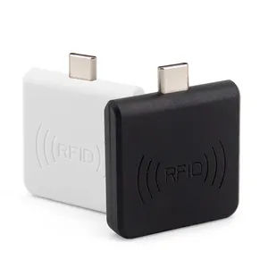Lector de frecuencia USB C para sistema android e IOS, 860MHz-960MHz, móvil, OTG, smartphone, R65H, uhf, rfid