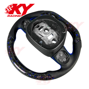 Volante Deportivo Personalizado de Cuero y Fibra de Carbono Forjado con LED e Indicador de RPM para Jeep Grand Cherokee S SRT Trailhawk Wrangler JL JK - Product Image 4