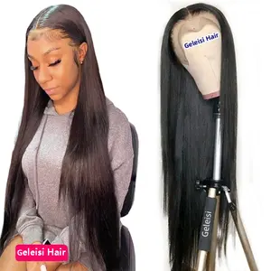 Amara best water wave human hair wig 180%density 360 lace frontal wig with baby hair 100% human hair lace front wigs stock